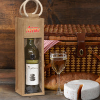 Load image into Gallery viewer, Serena Jute Wine Carrier - Eco-Friendly Wine Tote - Buy Bulk 50 or 100 Units