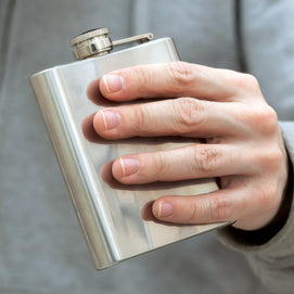 Tennessee Hip Flask – 180ml Stainless Steel Pocket Flask - Buy Bulk Units