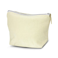 Load image into Gallery viewer, Eve Cosmetic Bag Medium - Natural Cotton Canvas Makeup Bag - Buy Bulk 50 or 100