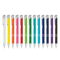 Load image into Gallery viewer, Panama Corporate Colour Pens Bulk Wholesale Buy 100, 250, 500 or 1000 units Aluminium Great Colours
