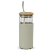 Load image into Gallery viewer, Alchemy Glass Tumbler – 450ml Glass Cup with Bamboo Lid - Buy 10, 25 or 50 units