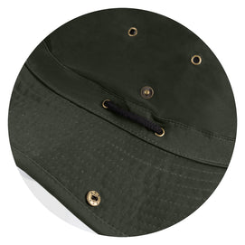 Oilskin Wide Brim Hat - Classic Outback Style Hat - Buy Bulk 10, 20 or 30