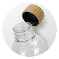 Load image into Gallery viewer, RPET Bottle - 650ml Eco Bottle with Natural Bamboo Lid