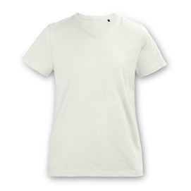TRENDSWEAR Viva Women's T-Shirt - Eggshell V-Neck T-Shirt - Buy Bulk 5, 10 or 20