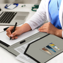 Hartford PU Leather Portfolio – Sleek A4 Organiser - Buy 5 or 10