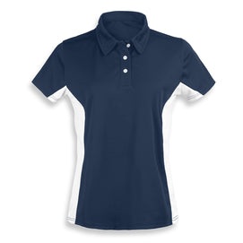 TRENDSWEAR Harvey Women's Polo - Buy Bulk Navy/White Polos - 5, 10 or 20 Units