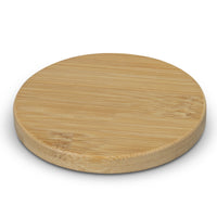 Load image into Gallery viewer, Bamboo Bottle Opener Coaster Round - Multi-Purpose Coaster - Buy 25, 50 or 100