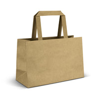 Load image into Gallery viewer, Small Flat Handle Paper Bag Landscape - Bulk Buy Paper Bags - 50, 100 or 250