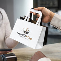 Load image into Gallery viewer, Small Flat Handle Paper Bag Landscape - Bulk Buy Paper Bags - 50, 100 or 250