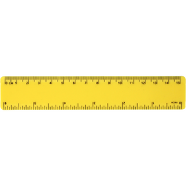 15 cm Ruler - Compact Plastic Ruler with Dual Measurement - Buy 50, 100, 200 or 500 units