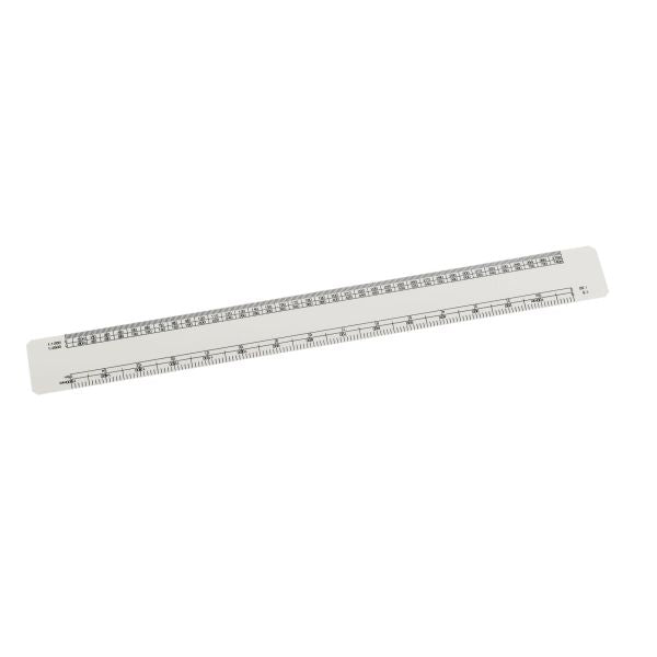 30cm Oval Scale Ruler Premium Quality