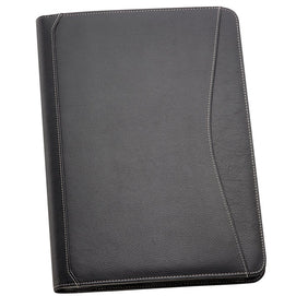 Chelsea A4 Leather Compendium made from full grain leather with contrast stitching