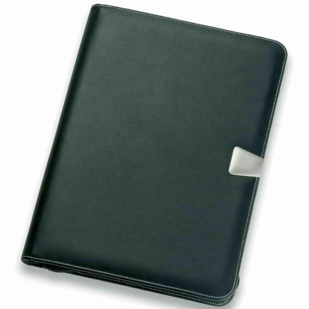 1 x A4 Leather Compendium - Soft Full Grain Nappa Leather Express delivery