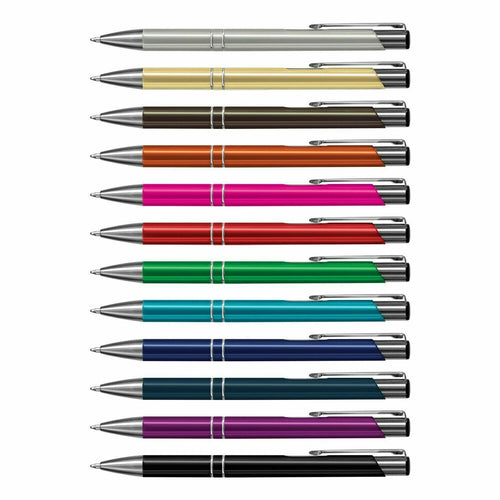 Metal Pens Panama Pen Bulk Wholesale Buy 100, 250 or 500 Aluminium Great Colours