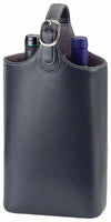 Load image into Gallery viewer, Insulated 2 Bottle Wine Carrier made from Split Leather Express Courier Included