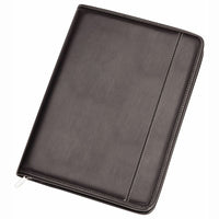 Load image into Gallery viewer, A4 Texas Black Zippered Compendium Leather Style Fast del Aust Wide