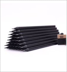 Pencils 100 x Blackline - Black Eraser Buy in Bulk & Save Wholesale Pencil