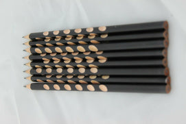 HB Pencils 100 - 1000  Black Groove Grip Bulk Wholesale Pencils Triangle Shape