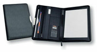 Load image into Gallery viewer, New A4 Portfolio Koskin Leather Look Zippered Compendium