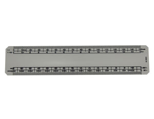 15cm Oval Scale Ruler Premium Quality