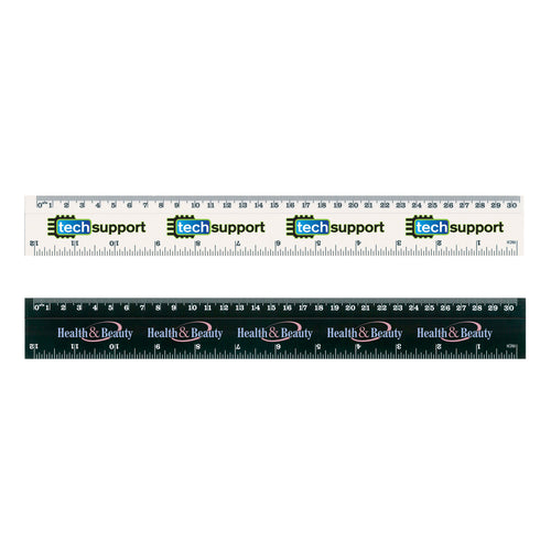 Flip 30cm Plastic Ruler – Easy-Lift Design - Bulk Buy 100 or 200 Rulers