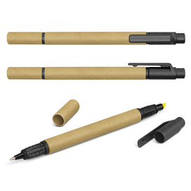 Kraft Pen Highlighter - Two-in-One Highlighter - 50, 100 or 200 units