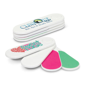 Swivel Nail Care Kit – Compact 4-in-1 File & Buffer Set - Bulk Buy 50 or 100