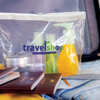 Load image into Gallery viewer, Airline Carry on Bag – Transparent 300ml Travel Pouch - Bulk Buy 50 or 100 units