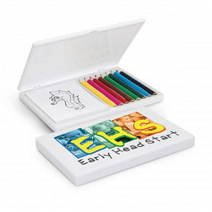 Playtime Colouring Set – Bulk Quantity Colour Pencil and Animal Activity Pad
