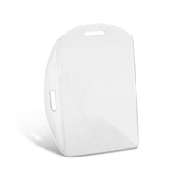 Load image into Gallery viewer, Duet ID Holder – Multi-Directional Clear Vinyl Card Holder - Buy 100 or 200