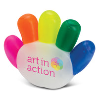 Load image into Gallery viewer, Handy Highlighter – 5-Colour Hand-Shaped Highlighter Set - Bulk Buy