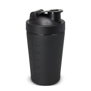 Trojan Metal Shaker – 600ml Stainless Steel Matte Black Shaker - Bulk Buy Units
