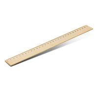 Load image into Gallery viewer, Wooden 30cm Beech Ruler – Natural, Eco-Friendly Measuring Tool - Buy 100 or 200