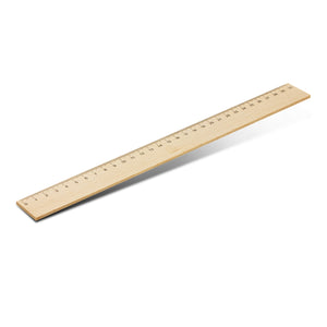 Wooden 30cm Beech Ruler – Natural, Eco-Friendly Measuring Tool - Buy 100 or 200