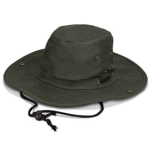 Oilskin Wide Brim Hat - Classic Outback Style Hat - Buy Bulk 10, 20 or 30