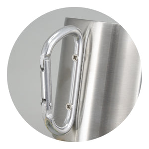 Carabiner Coffee Mug – 300ml Stainless Steel Mug with Clip Handle - Buy in Bulk