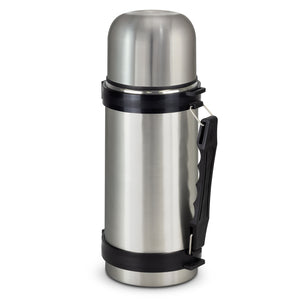 Mitre Vacuum Flask – 1L Stainless Steel Flask with Cup Lid - 5/10/20 units