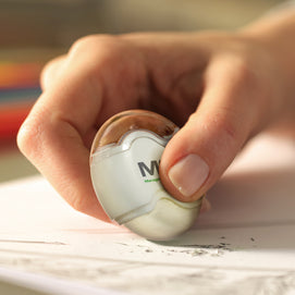Pencil Sharpener with Eraser - Two-in-One Desk Essential - Buy in Bulk 50,100