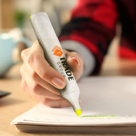 Choice Highlighter – Eco-Friendly Wheat Straw Highlighting Pen in Bulk Quantity