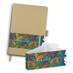 Omega A5 Kraft Notebook – Eco-Style Notebook - Buy Bulk Notebooks 25 or 50