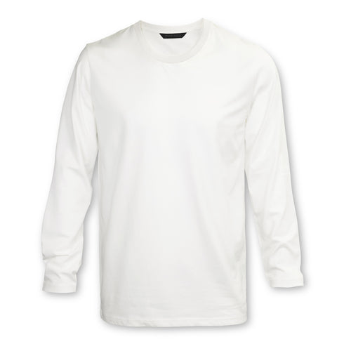 TRENDSWEAR Harlow Men's Long Sleeve Crew - Colour: White - Buy Bulk 5, 10 or 20