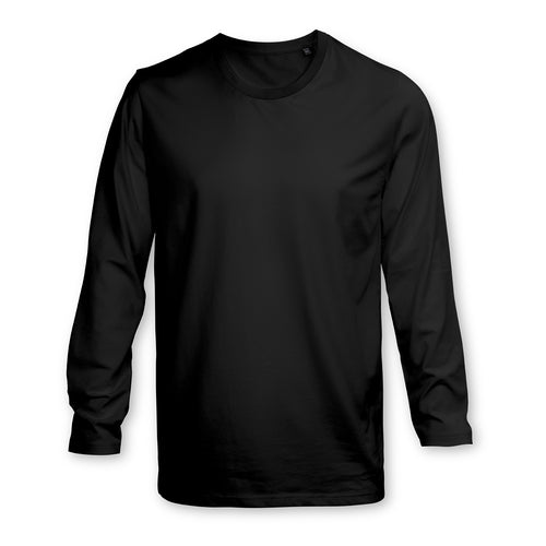 TRENDSWEAR Harlow Men's Long Sleeve Crew - Colour: Black - Buy Bulk 5, 10 or 20