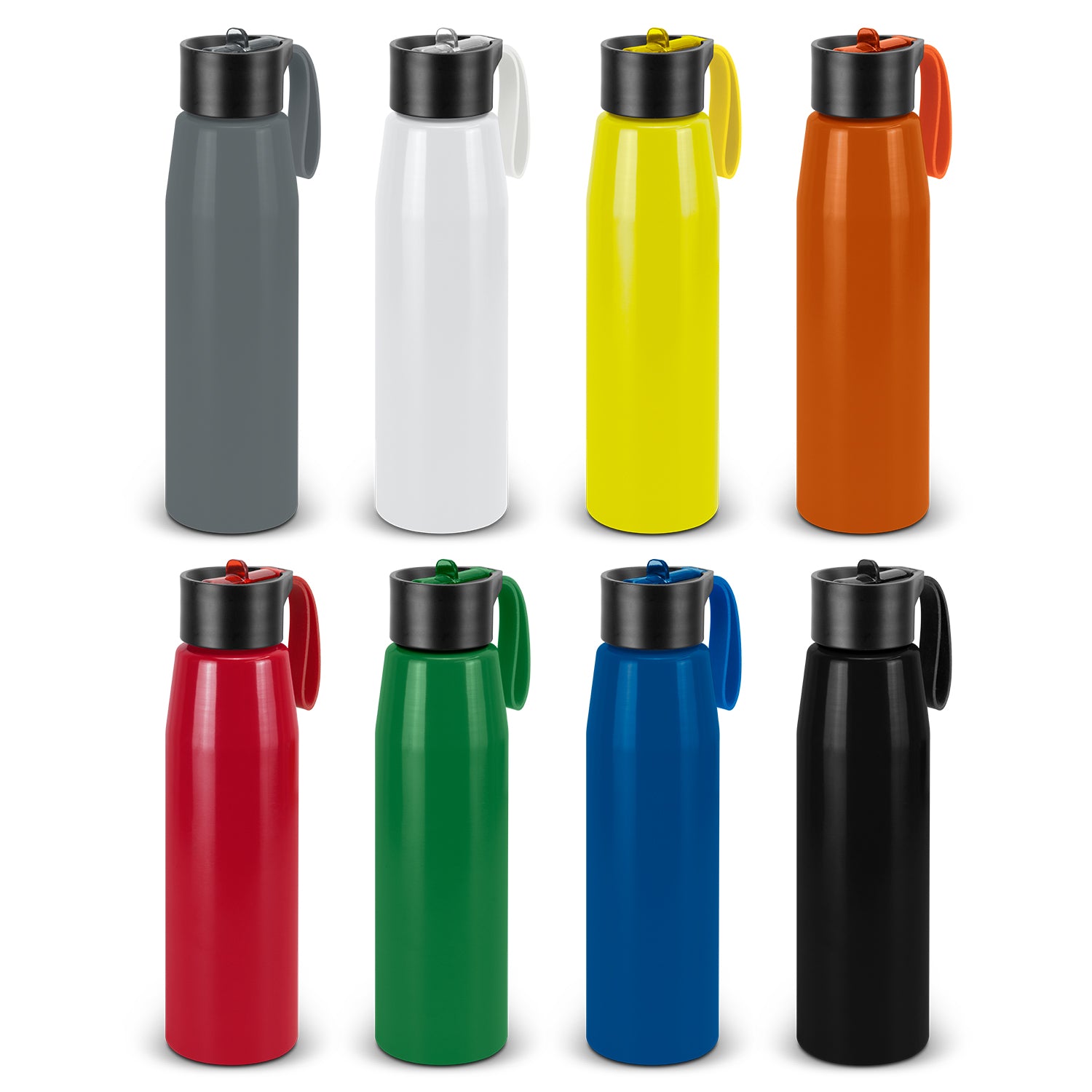 Delano Aluminium Bottle – 700ml Flip Straw, Carry Handle & Gift Box