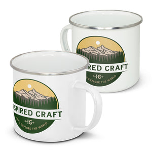 Bendigo Enamel Mug – 500ml Stainless Steel Mug - Bulk Quantity Mugs
