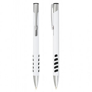 Panama Grip Pen - White Barrel Bulk Lot 100, 250, 500 or 1000 units