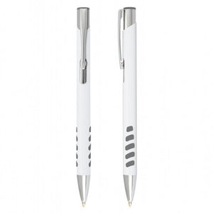 Panama Grip Pen - White Barrel Bulk Lot 100, 250, 500 or 1000 units