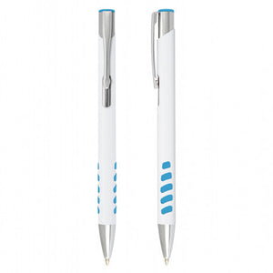 Panama Grip Pen - White Barrel Bulk Lot 100, 250, 500 or 1000 units