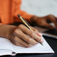 Load image into Gallery viewer, Lancer Kraft Pen – Eco-Friendly Kraft Paper Barrel Pen (Buy 50, 100 or 200)