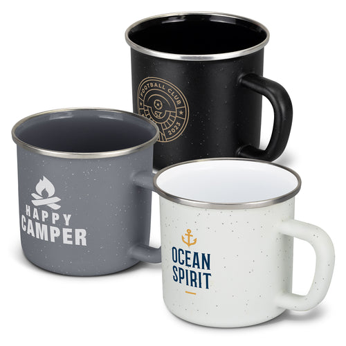 Bendigo Matte Enamel Mug – 500ml Stainless Steel Outdoor Mug - Bulk Discounts