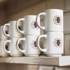 Espresso Stackable Coffee Mug - 180ml Compact & Stackable Mug